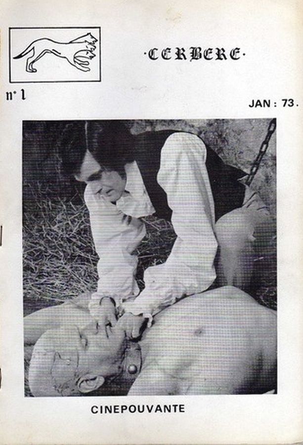 CERBERE magazine side cover Issue 1  January 1973