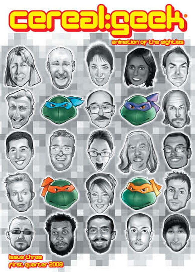 CEREAL GEEK magazine side cover Issue 3 January/March 2008