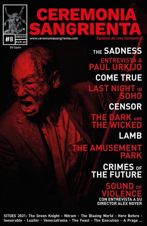 CEREMONIA SANGRIENTA magazine side cover Issue 8   2022