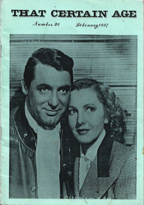 THAT CERTAIN AGE magazine side cover Issue 35 February 1987