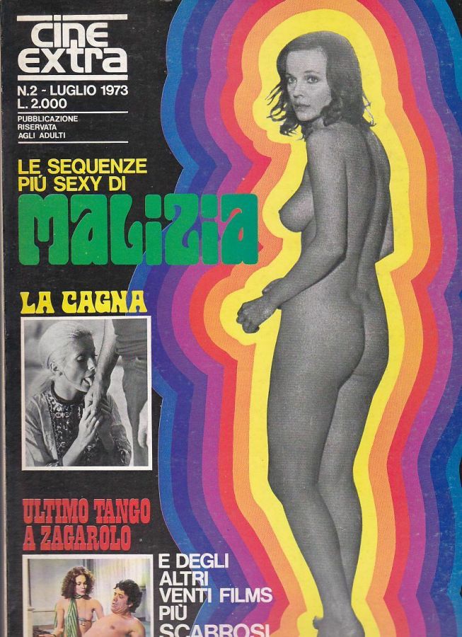 CINE EXTRA magazine side cover Issue 2  July 1973