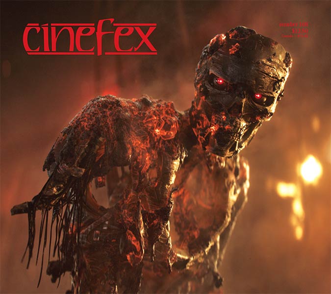 CINEFEX magazine side cover Issue 168  December 2019