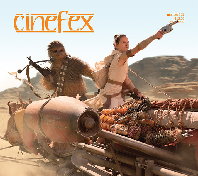 CINEFEX magazine side cover Issue 169  February 2020