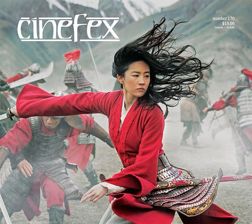 CINEFEX magazine side cover Issue 170  April 2020