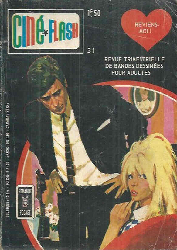 CINE FLASH magazine side cover Issue 31   1970