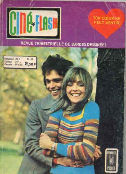CINE FLASH magazine side cover Issue 48   1971