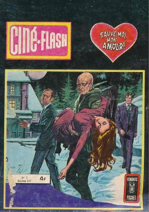 CINE FLASH magazine side cover Issue 7   1981