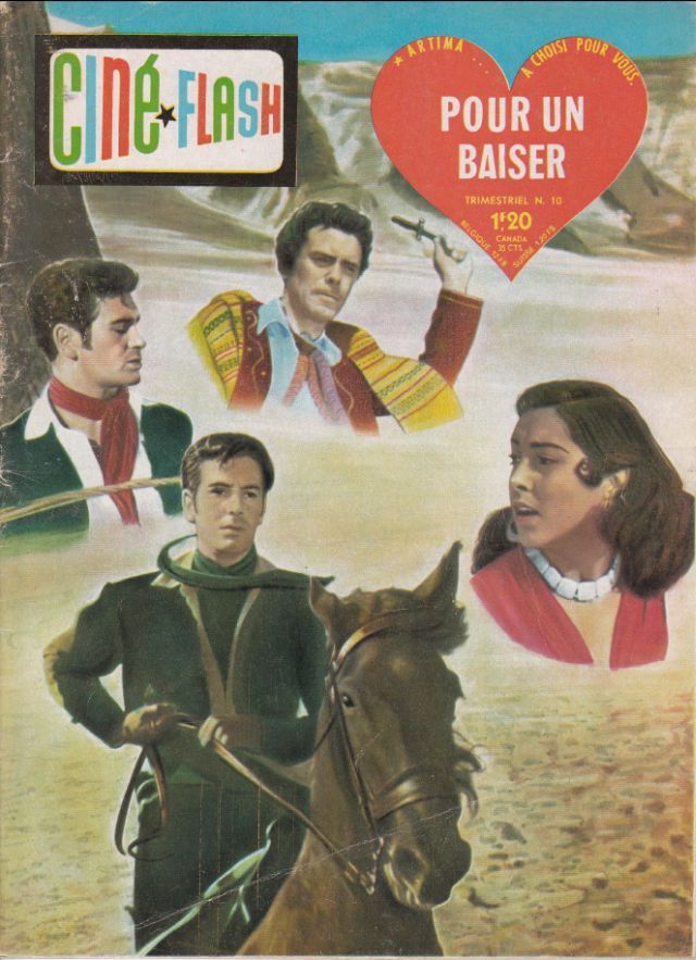 CINE FLASH magazine side cover Issue 10   1965