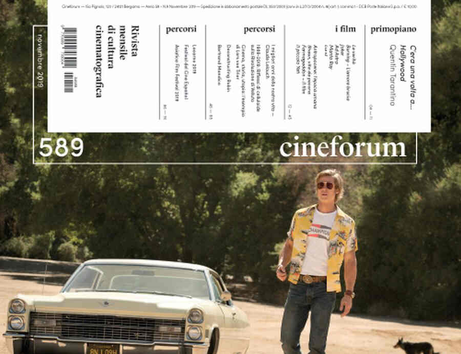 CINEFORUM magazine side cover Issue 589  November 2019