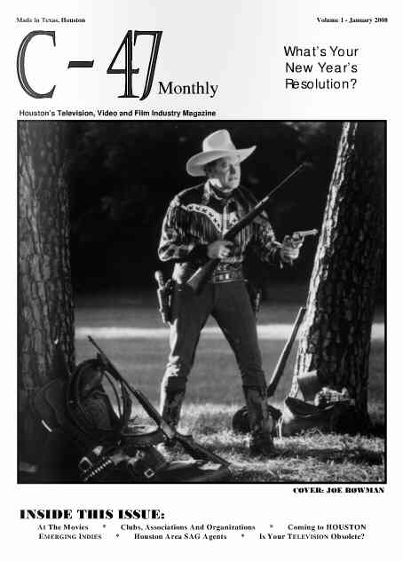 C-47 HOUSTON magazine side cover January 2008