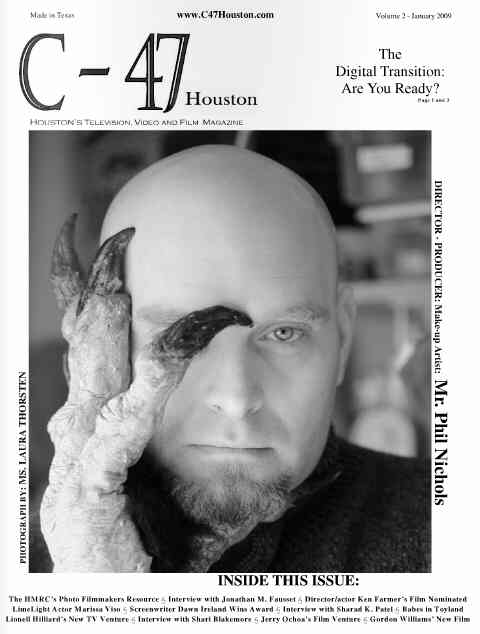 C-47 HOUSTON magazine side cover January 2009