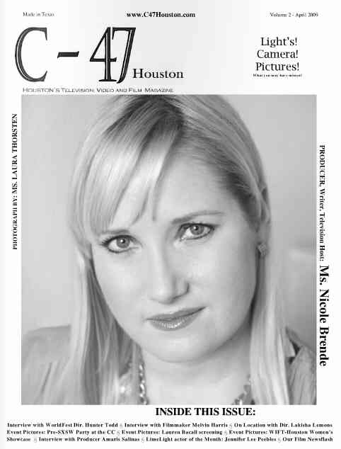 C-47 HOUSTON magazine side cover April 2009