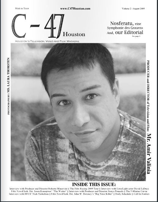 C-47 HOUSTON magazine side cover August 2009