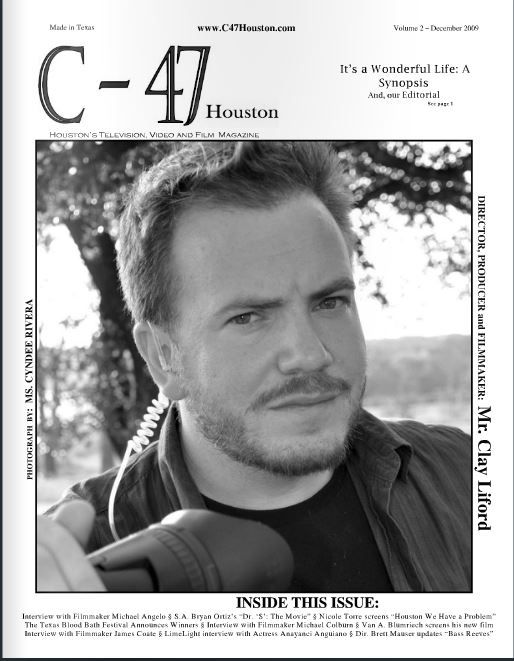 C-47 HOUSTON magazine side cover December 2009