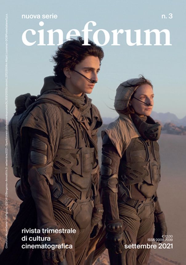 CINEFORUM magazine side cover Issue 3  September 2021