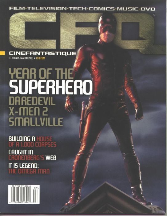 CFQ magazine side cover Issue 1 Vol 35 #1 2003