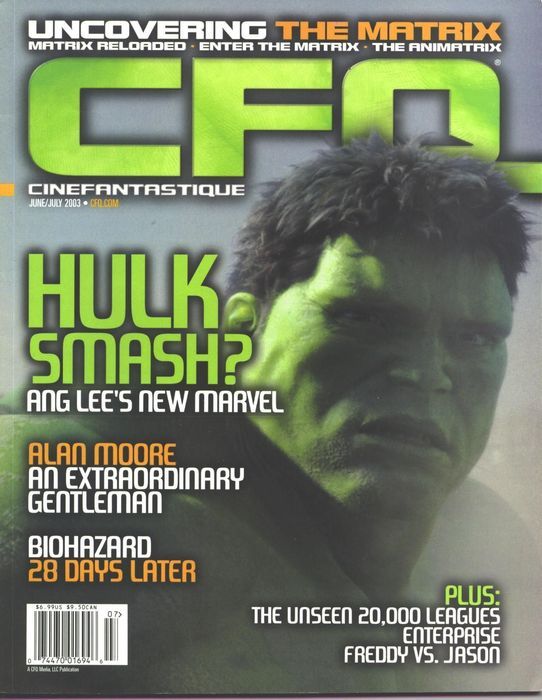 CFQ magazine side cover Issue 3 Vol 35 #3 2003