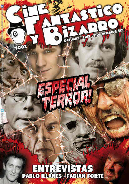 CFYB CINE FANTASTICO Y BIZARRO magazine side cover Issue 2 October 2013