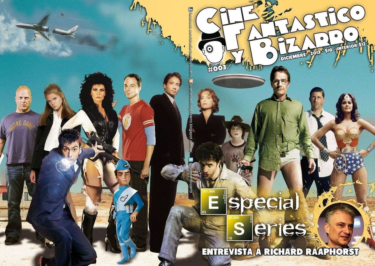 CFYB CINE FANTASTICO Y BIZARRO magazine side cover Issue 3 December 2013