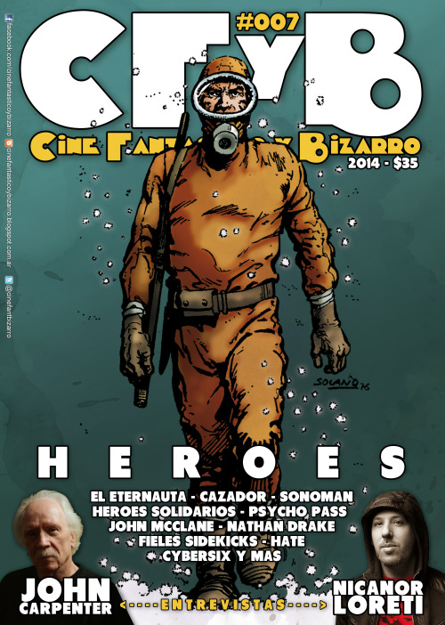 CFYB CINE FANTASTICO Y BIZARRO magazine side cover Issue 7  2014