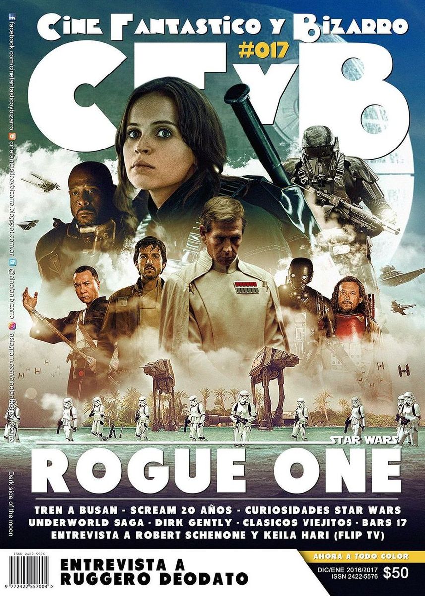 CFYB CINE FANTASTICO Y BIZARRO magazine side cover Issue 17 December 2016