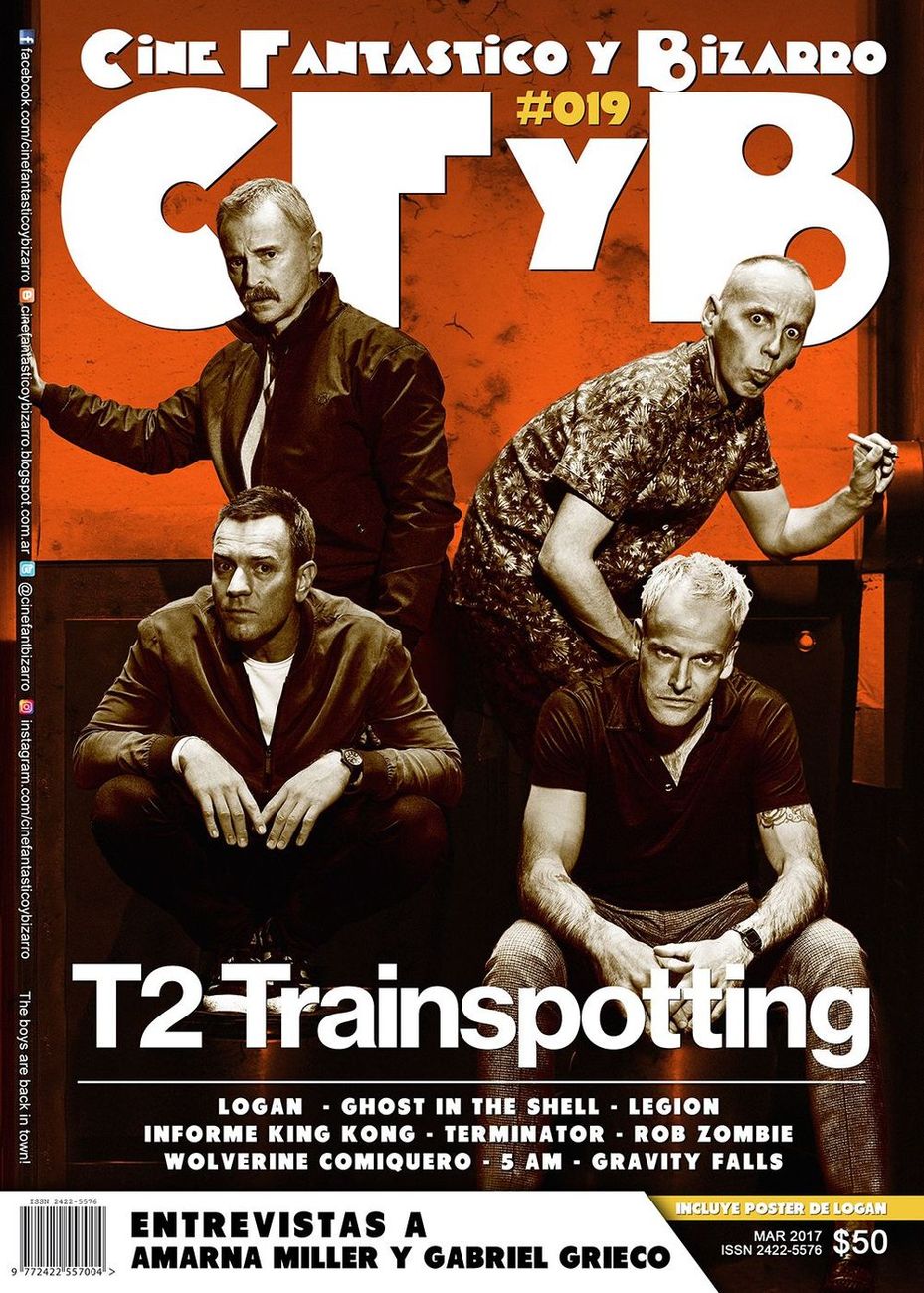 CFYB CINE FANTASTICO Y BIZARRO magazine side cover Issue 19 March 2017