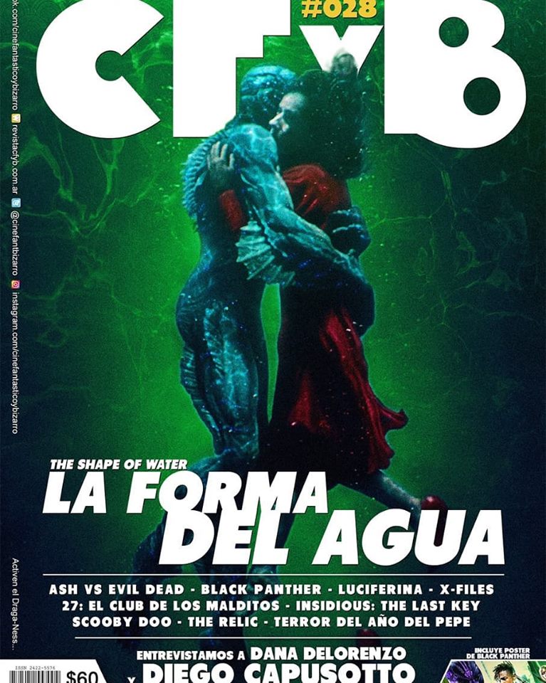 CFYB CINE FANTASTICO Y BIZARRO magazine side cover Issue 28  January 2018