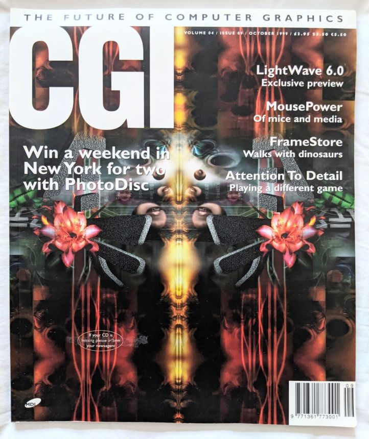 CGI (CANADA) magazine side cover  October 1999