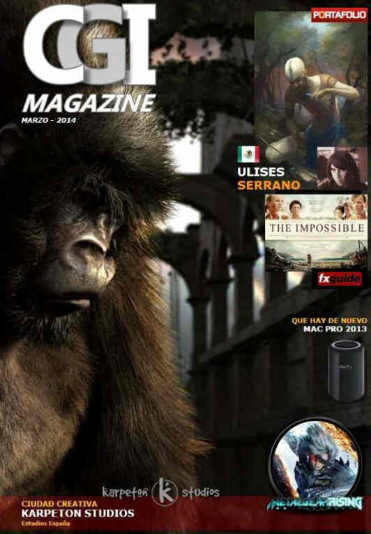 CGI MAGAZINE (SPAIN) magazine side cover March 2014