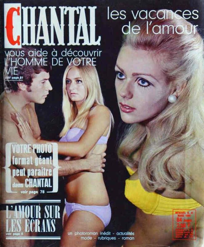 CHANTAL magazine side cover  March 1969
