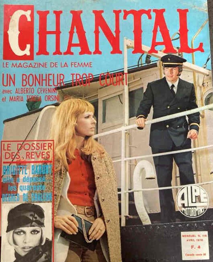 CHANTAL magazine side cover Issue 116  April 1976