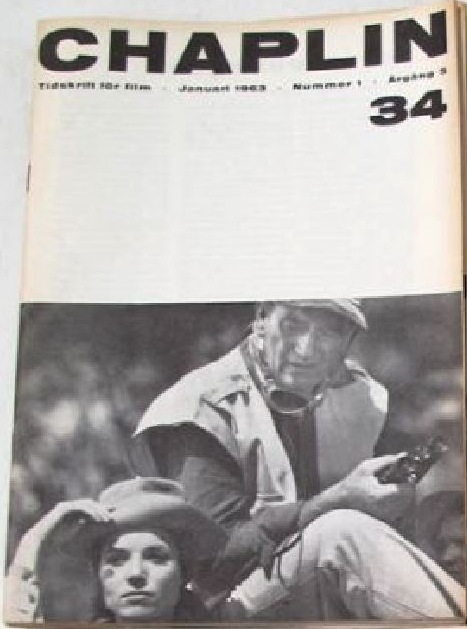 CHAPLIN magazine side cover Issue 34  January 1963