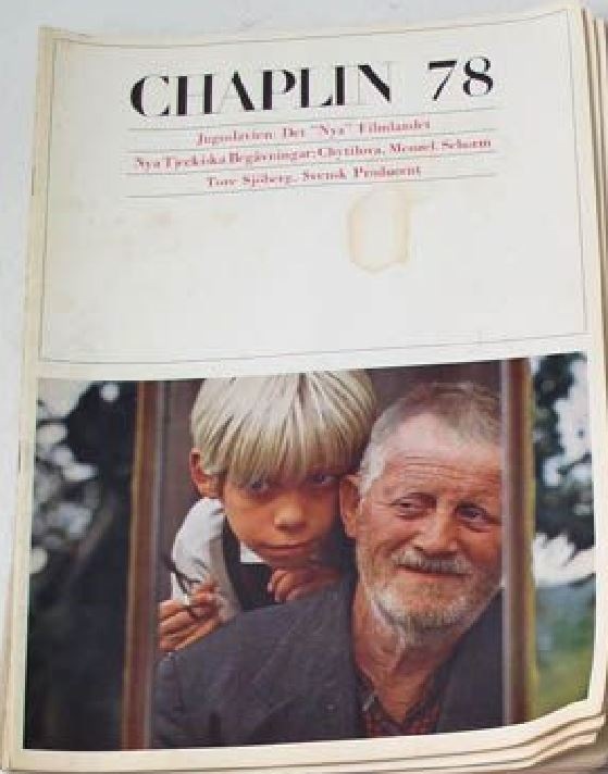 CHAPLIN magazine side cover Issue 78  January 1968