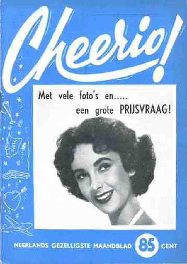 CHEERIO magazine side cover Issue 72  October 1952