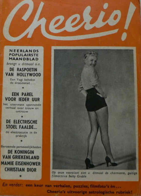 CHEERIO magazine side cover Issue 84  October 1953