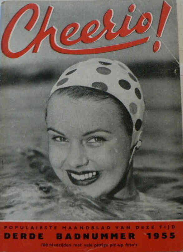 CHEERIO magazine side cover Issue 106  August 1955