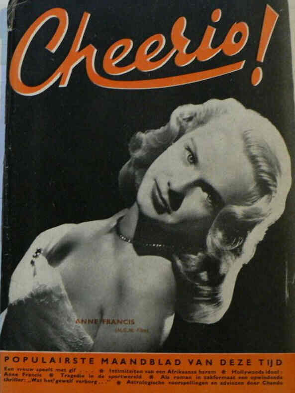 CHEERIO magazine side cover Issue 111  January 1956