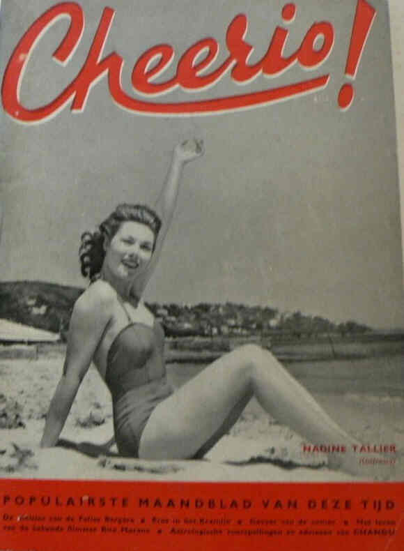 CHEERIO magazine side cover Issue 130  August 1957