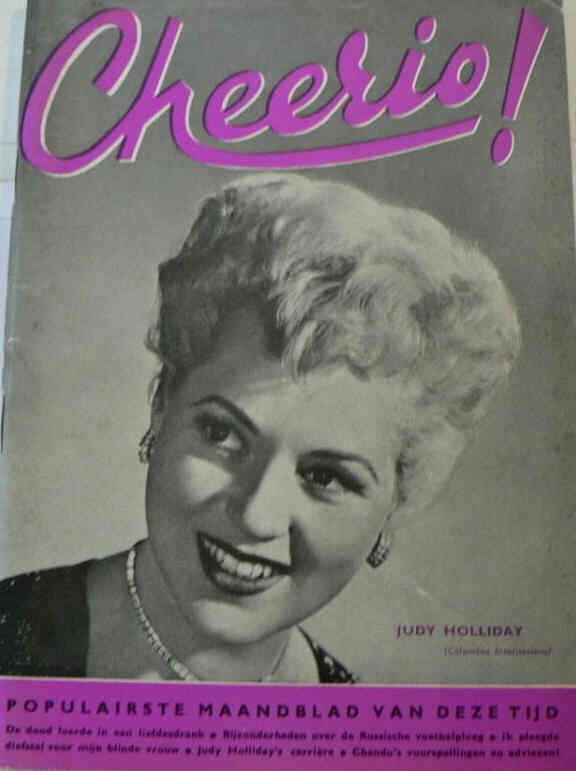CHEERIO magazine side cover Issue 136  February 1958