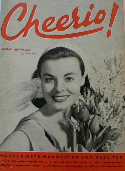 CHEERIO magazine side cover Issue 138  April 1958