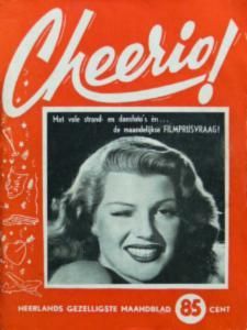 CHEERIO magazine side cover Issue 71 September 1952