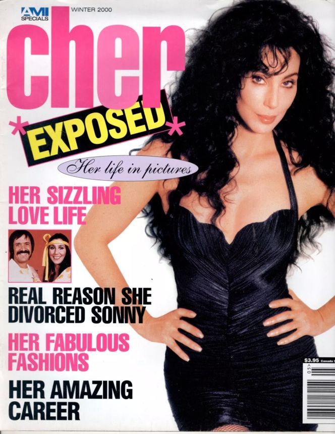 CHER EXPOSED magazine side cover Winter 2000