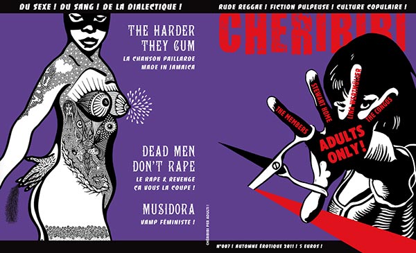 CHERIBIBI magazine side cover Issue 7 Autumn 2011