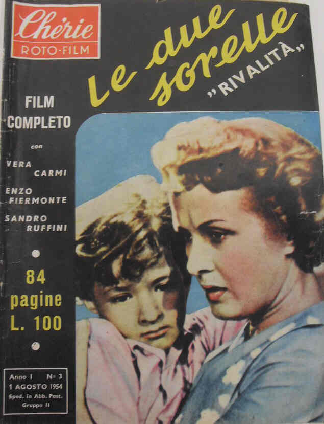 CHERIE magazine side cover Issue 3 1 August 1954