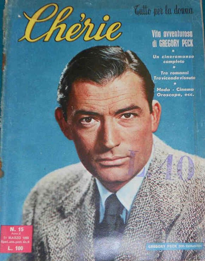CHERIE magazine side cover Issue 15 March 1955