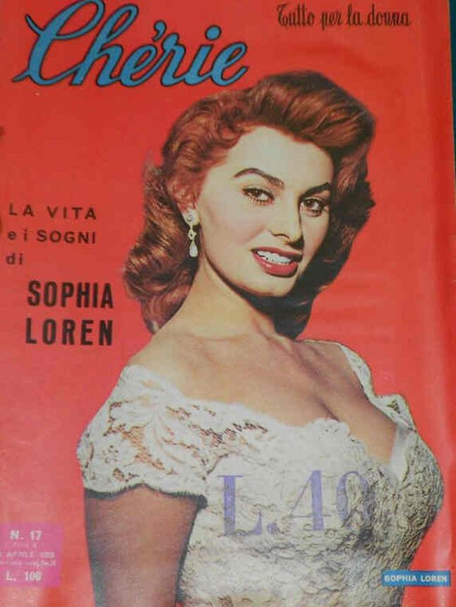 CHERIE magazine side cover Issue 17 15 April 1955