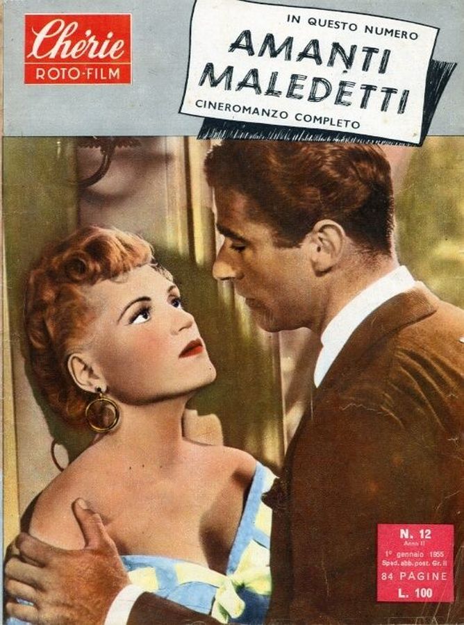 CHERIE magazine side cover Issue 12 1 January 1955