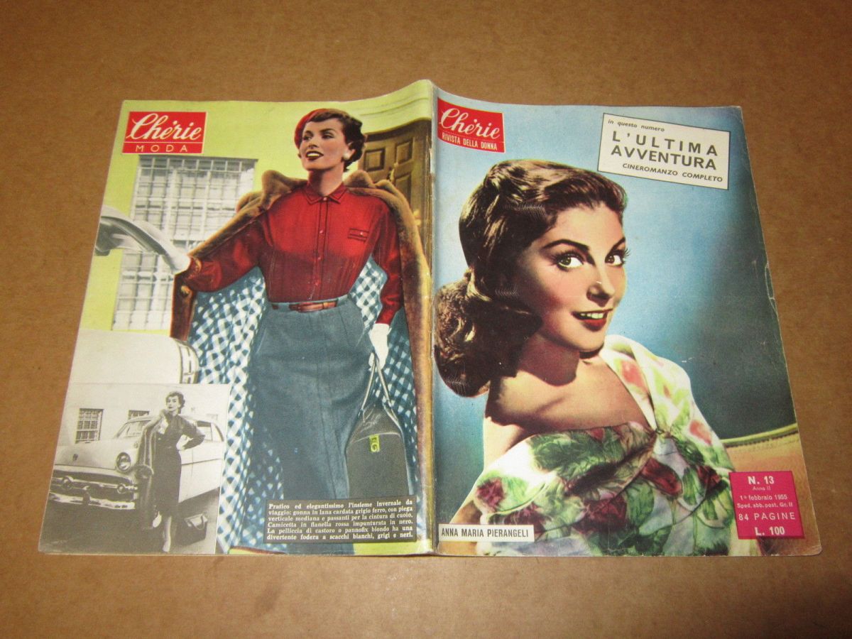 CHERIE magazine side cover Issue 13 1 February 1955