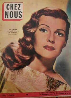 CHEZ NOUS magazine side cover Issue 46 14 November 1957