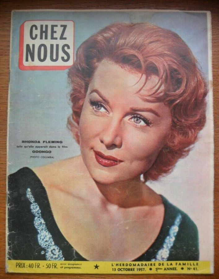 CHEZ NOUS magazine side cover Issue 41 13 October 1957